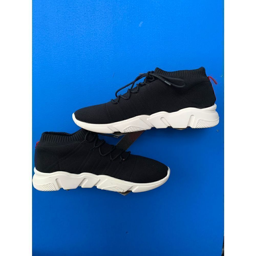 Steve Madden Men's Hytro Knit Lace-Up Sneakers - Black Size 9